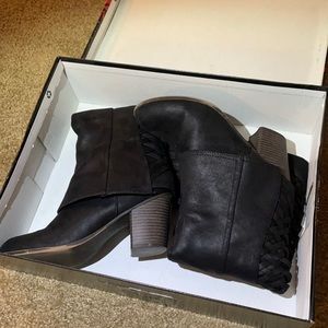 Fergalicious Boots, Women's Size 8, Black w/Heels